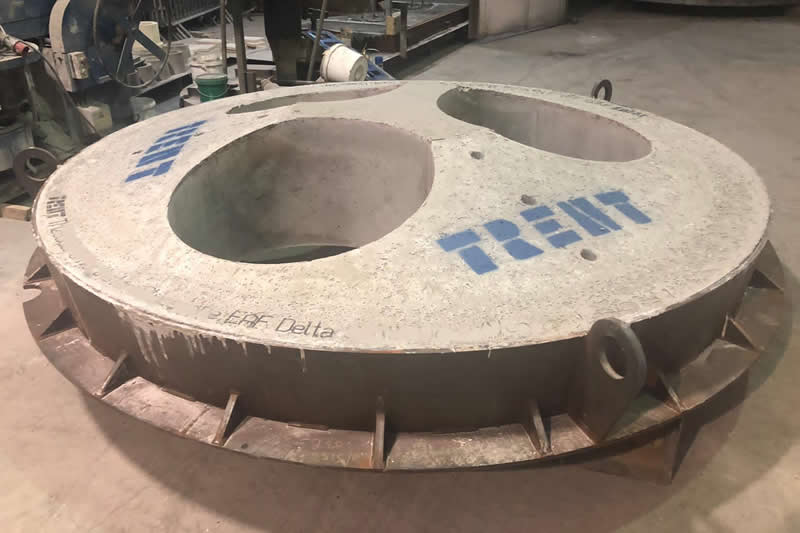 Three Electric Arc Furnace Delta Roofs Shipped To The USA Three Electric Arc Furnace Delta Roofs Shipped To The USA