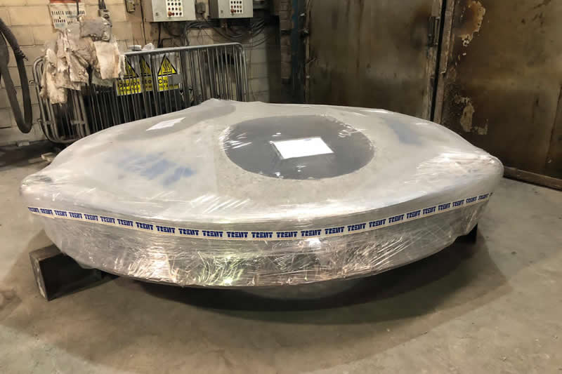Three Electric Arc Furnace Delta Roofs Shipped To The USA Three Electric Arc Furnace Delta Roofs Shipped To The USA