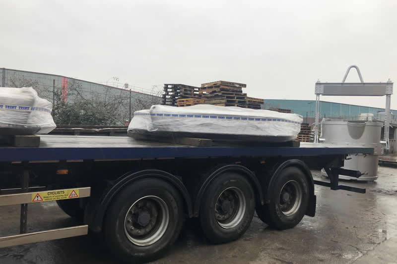 Three Electric Arc Furnace Delta Roofs Shipped To The USA
