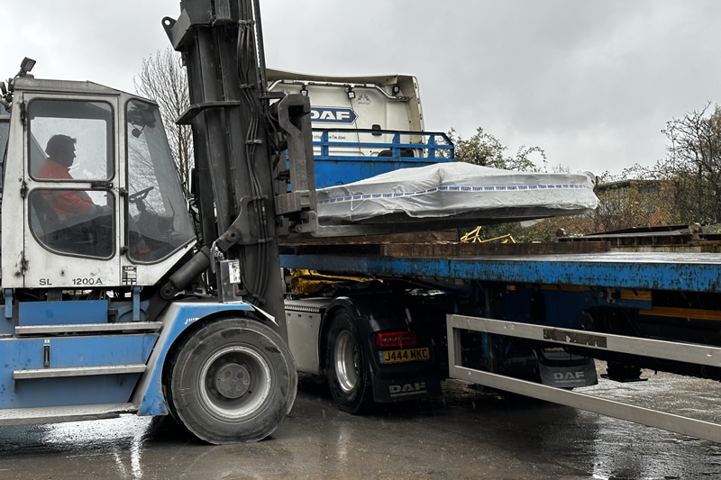 EAF Delta Roofs Shipped to the USA EAF Delta Roofs Shipped to the USA