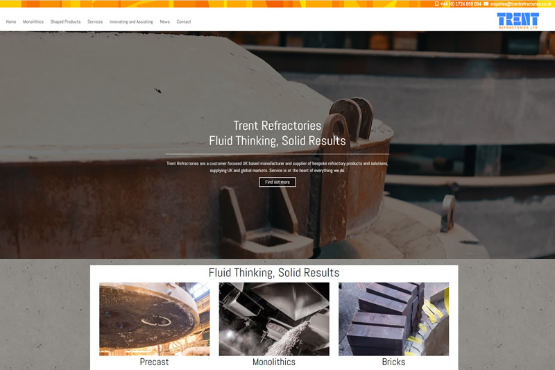New Website Launched for Trent Refractories