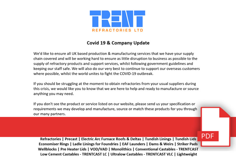 Covid 19 & Company Update