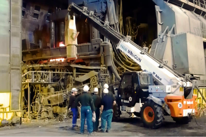 VELCO Advanced EAF Gunning Manipulator For Safer & Efficient Furnace Repairs