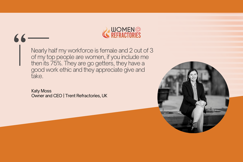 Women At Refractories Fired Up Interview With Katy Moss Women At Refractories Fired Up Interview With Katy Moss